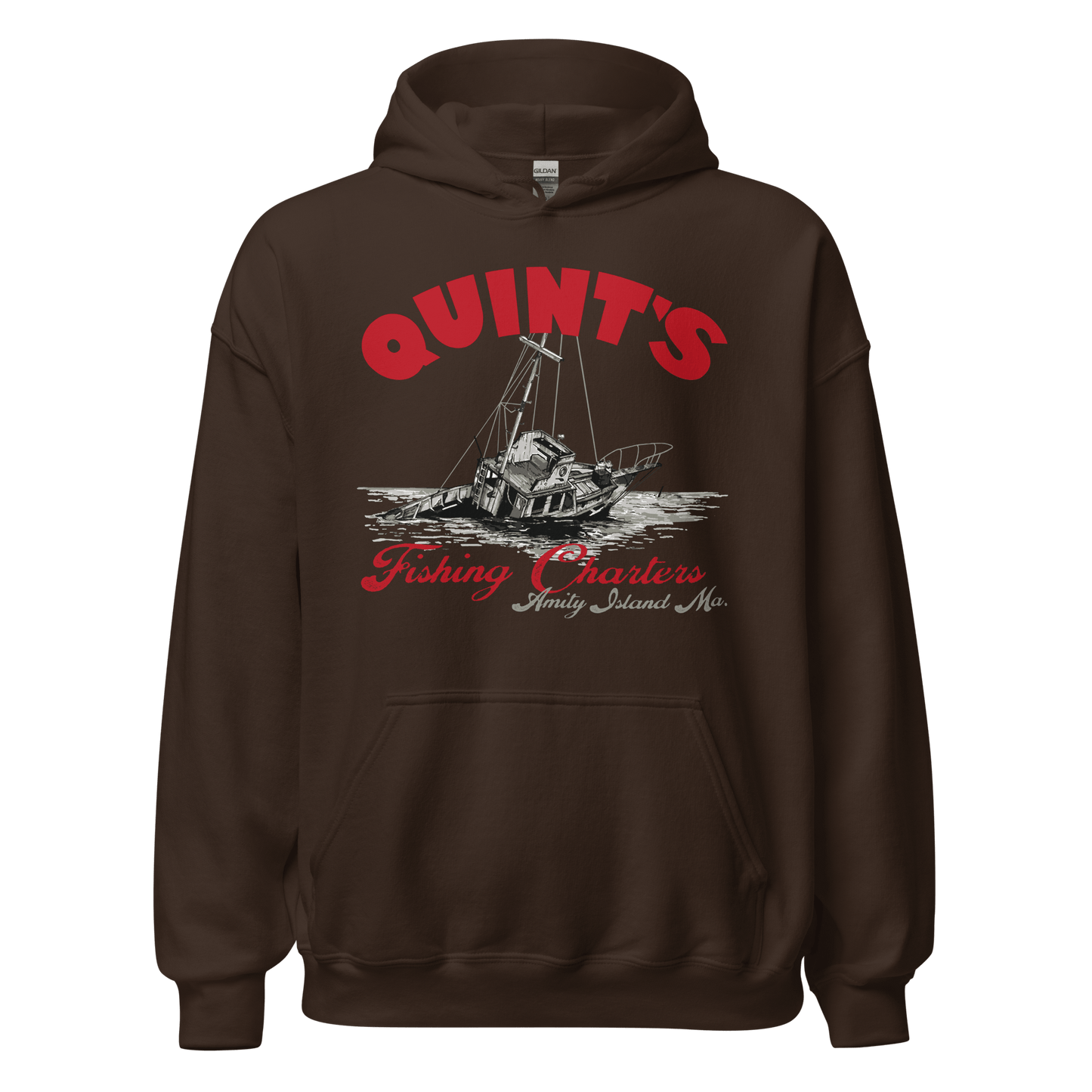 Quint's Fishing Charters Jaws Movie Hoodie - 6 Colors - Unisex - Mooving Merch