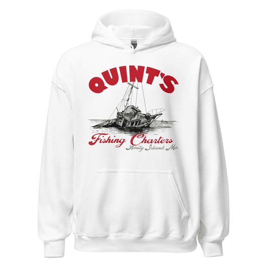 Quint's Fishing Charters Jaws Movie Hoodie - 6 Colors - Unisex - Mooving Merch