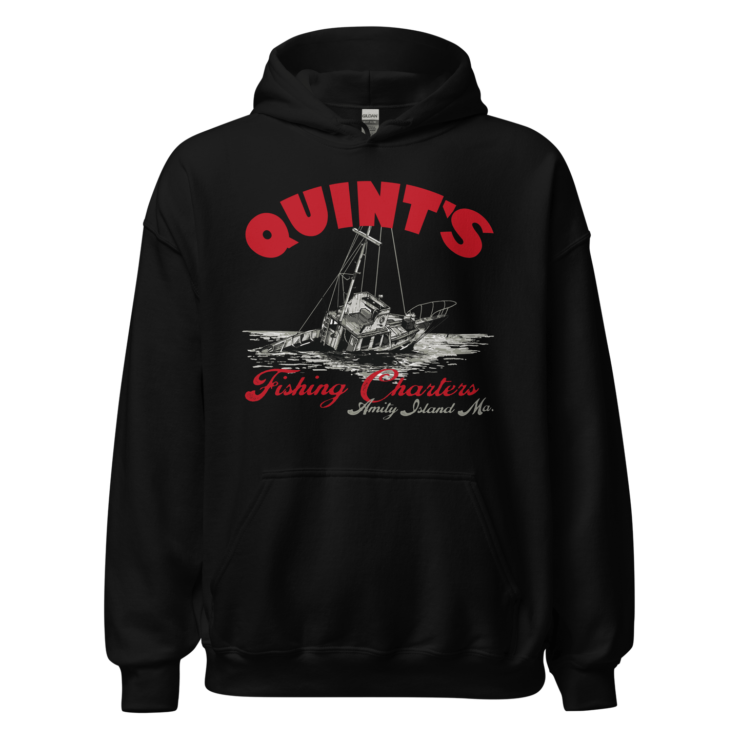Quint's Fishing Charters Jaws Movie Hoodie - 6 Colors - Unisex - Mooving Merch
