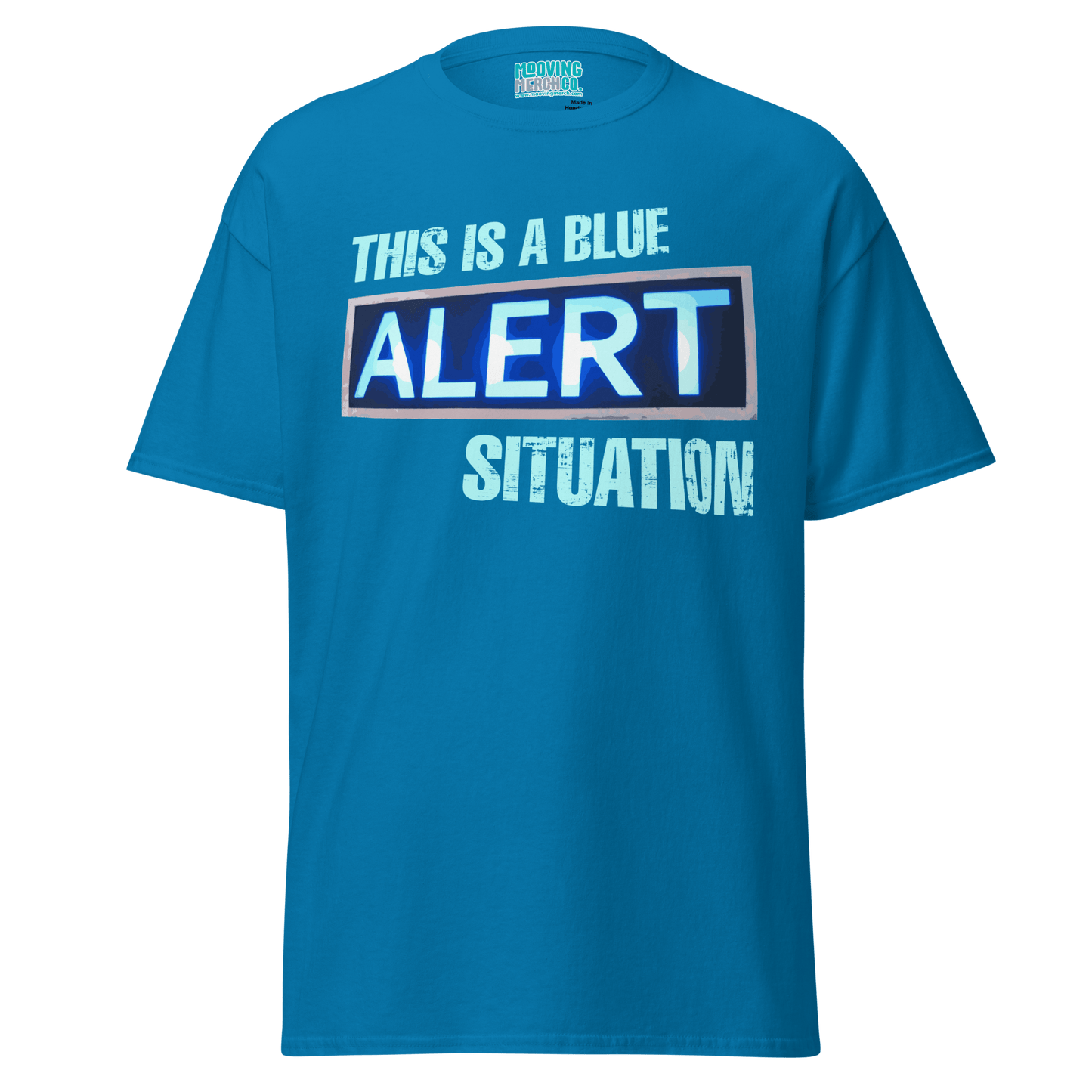 Red Dwarf 'Blue Alert' Sci - Fi Sitcom T-Shirt - Unisex - 5 Colours - Mooving Merch