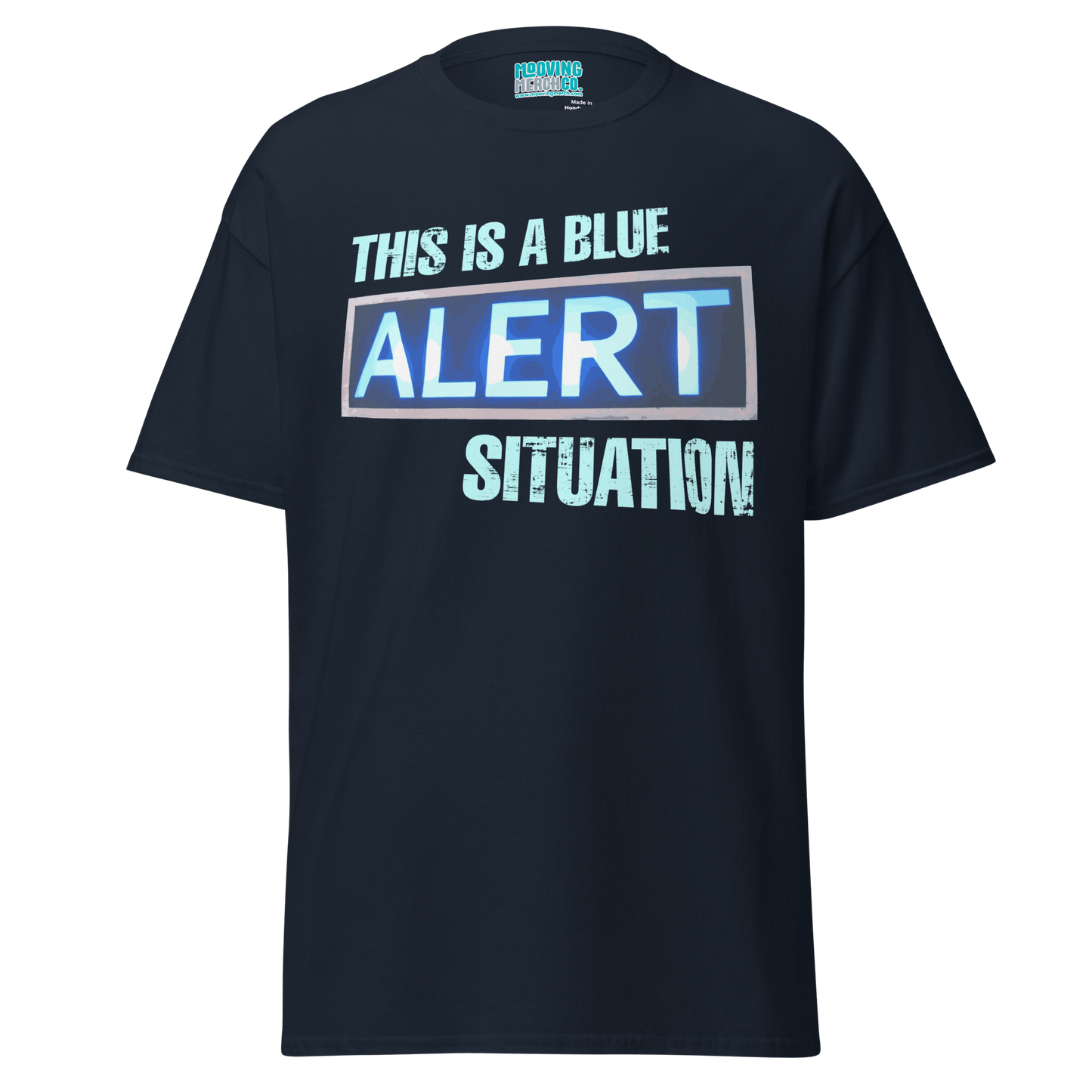 Red Dwarf 'Blue Alert' Sci - Fi Sitcom T-Shirt - Unisex - 5 Colours - Mooving Merch