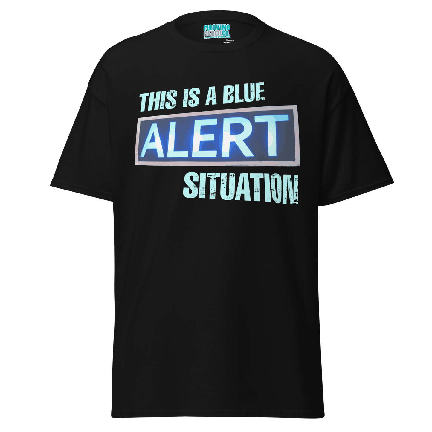 Red Dwarf 'Blue Alert' Sci - Fi Sitcom T-Shirt - Unisex - 5 Colours - Mooving Merch