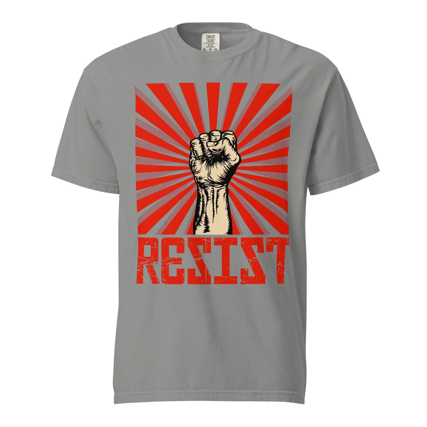 Resist Statement Premium Heavyweight T-Shirt - Unisex - Mooving Merch