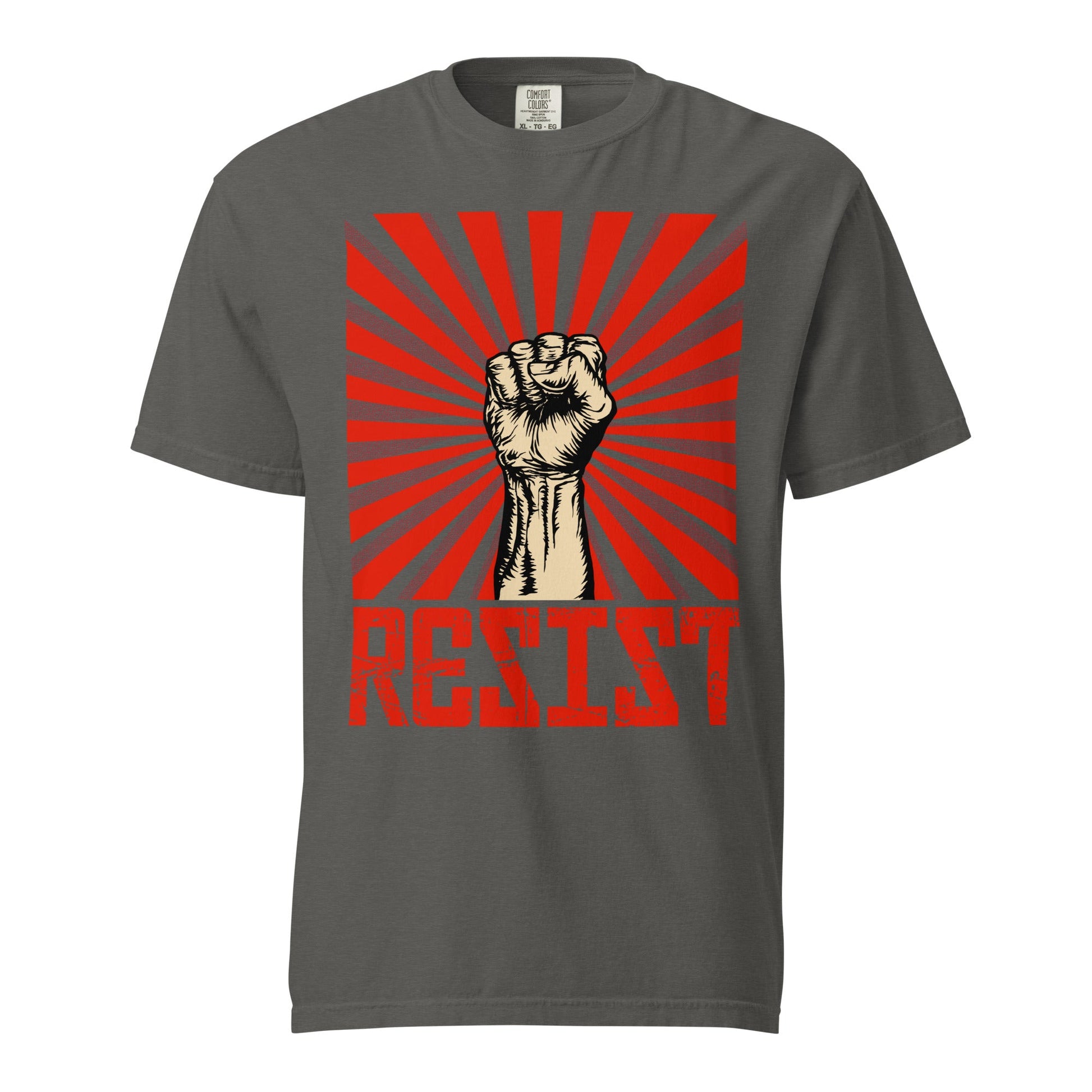 Resist Statement Premium Heavyweight T-Shirt - Unisex - Mooving Merch