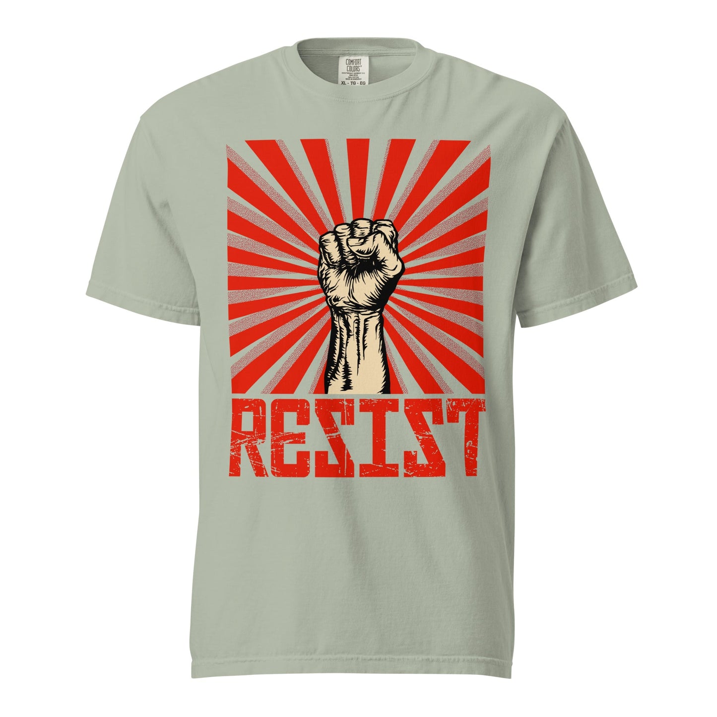 Resist Statement Premium Heavyweight T-Shirt - Unisex - Mooving Merch