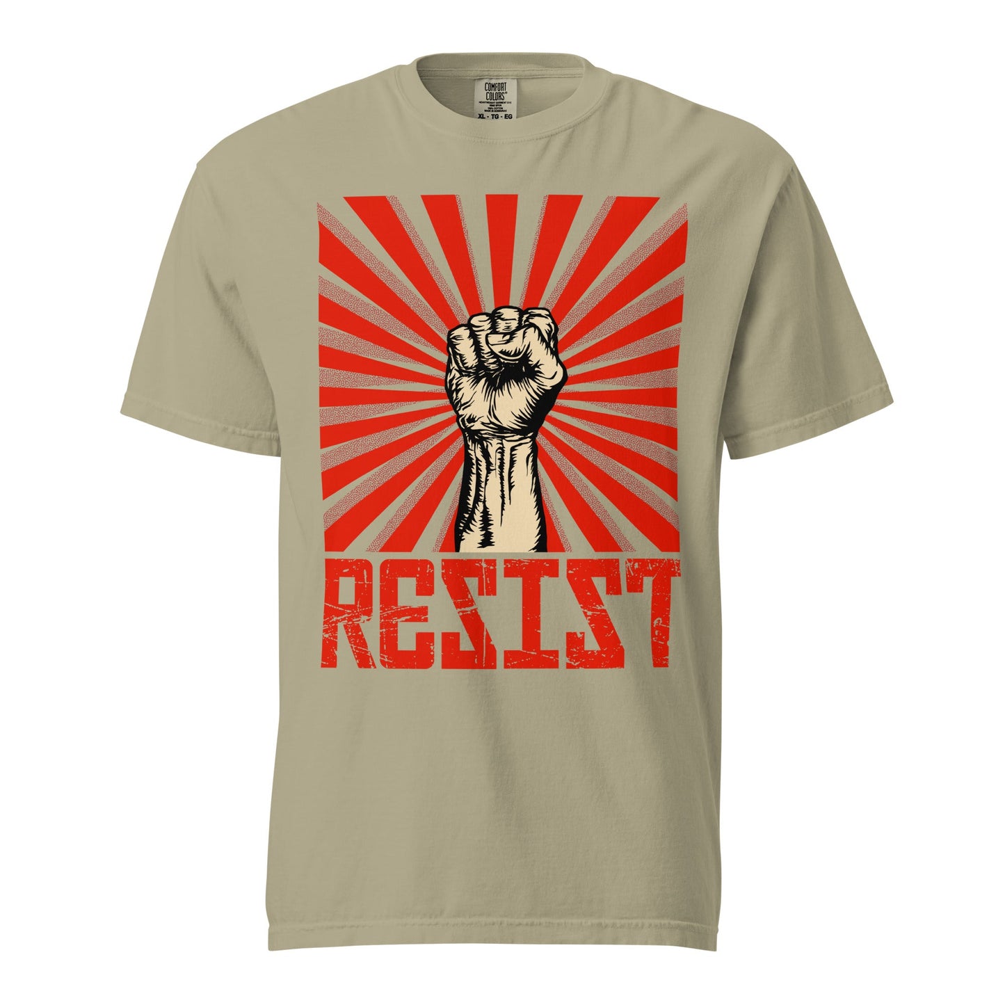Resist Statement Premium Heavyweight T-Shirt - Unisex - Mooving Merch