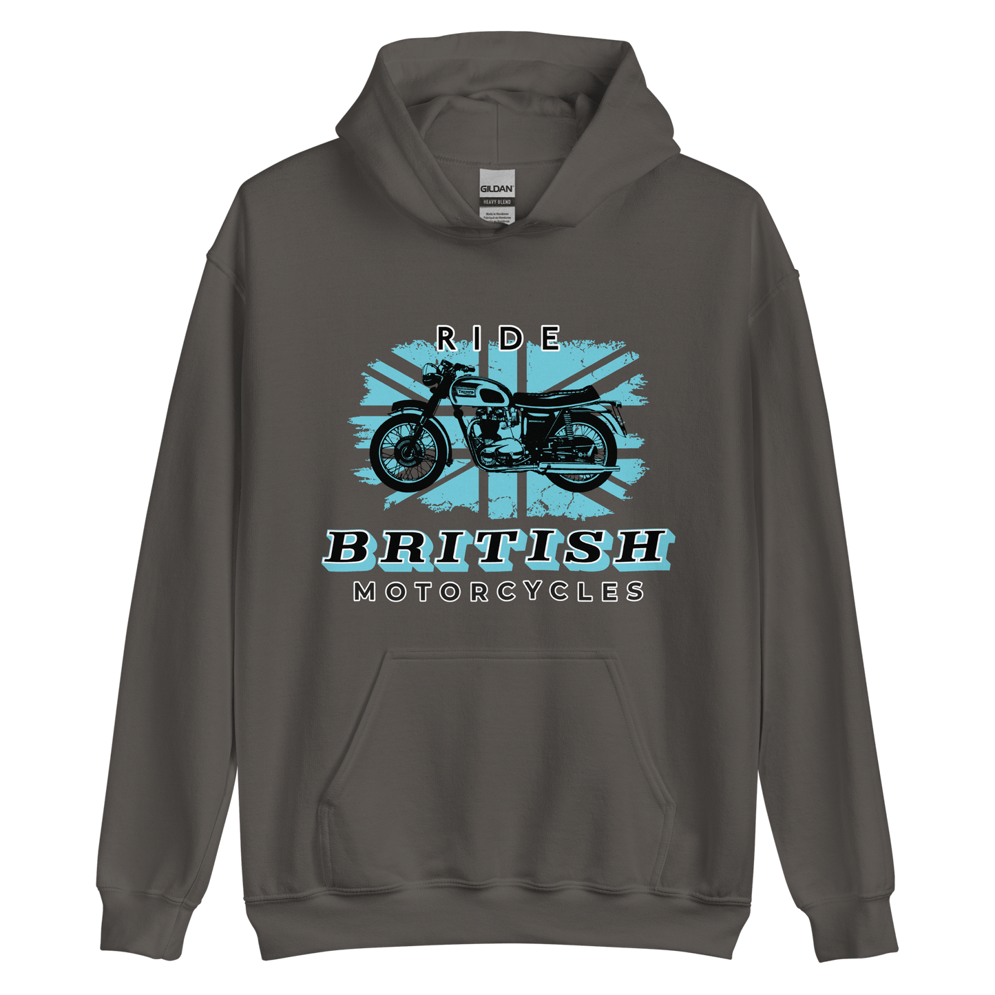 Ride British Motorcycles Vintage Retro T - Hoodie - 9 Colours - S to 5XL - Mooving Merch