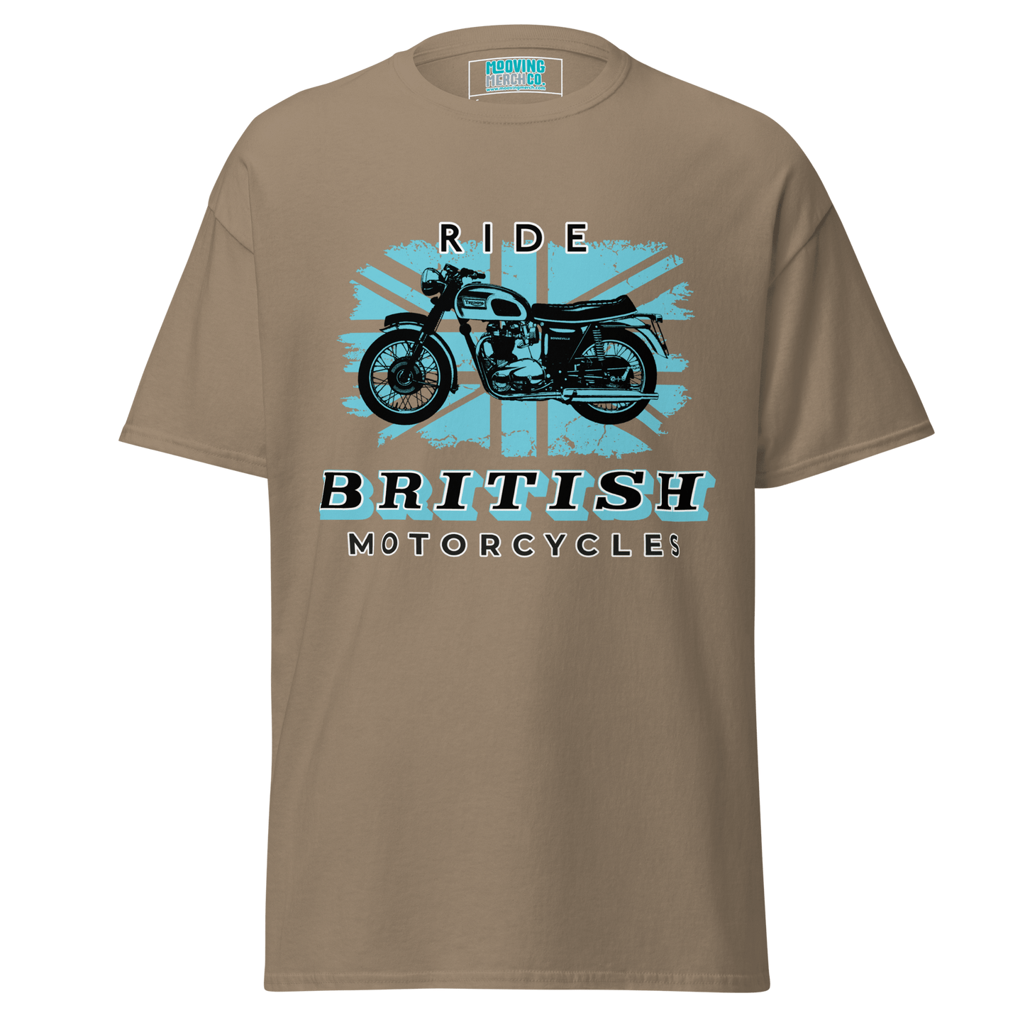 Ride British Motorcycles Vintage Retro T-Shirt - 10 Colours - S to 5XL - Mooving Merch