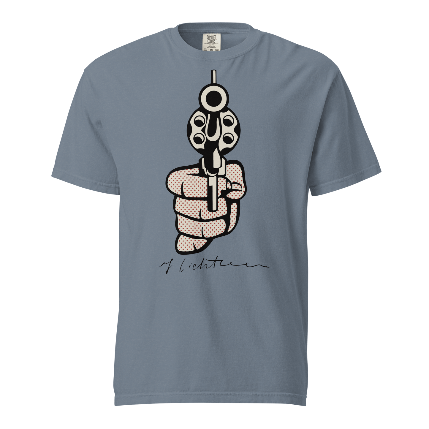 Roy Lichtenstein 'Pistol' Pop - Art Unisex T-Shirt - 12 Colors - Mooving Merch