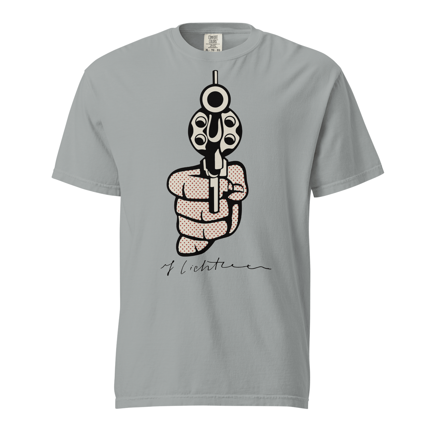 Roy Lichtenstein 'Pistol' Pop - Art Unisex T-Shirt - 12 Colors - Mooving Merch