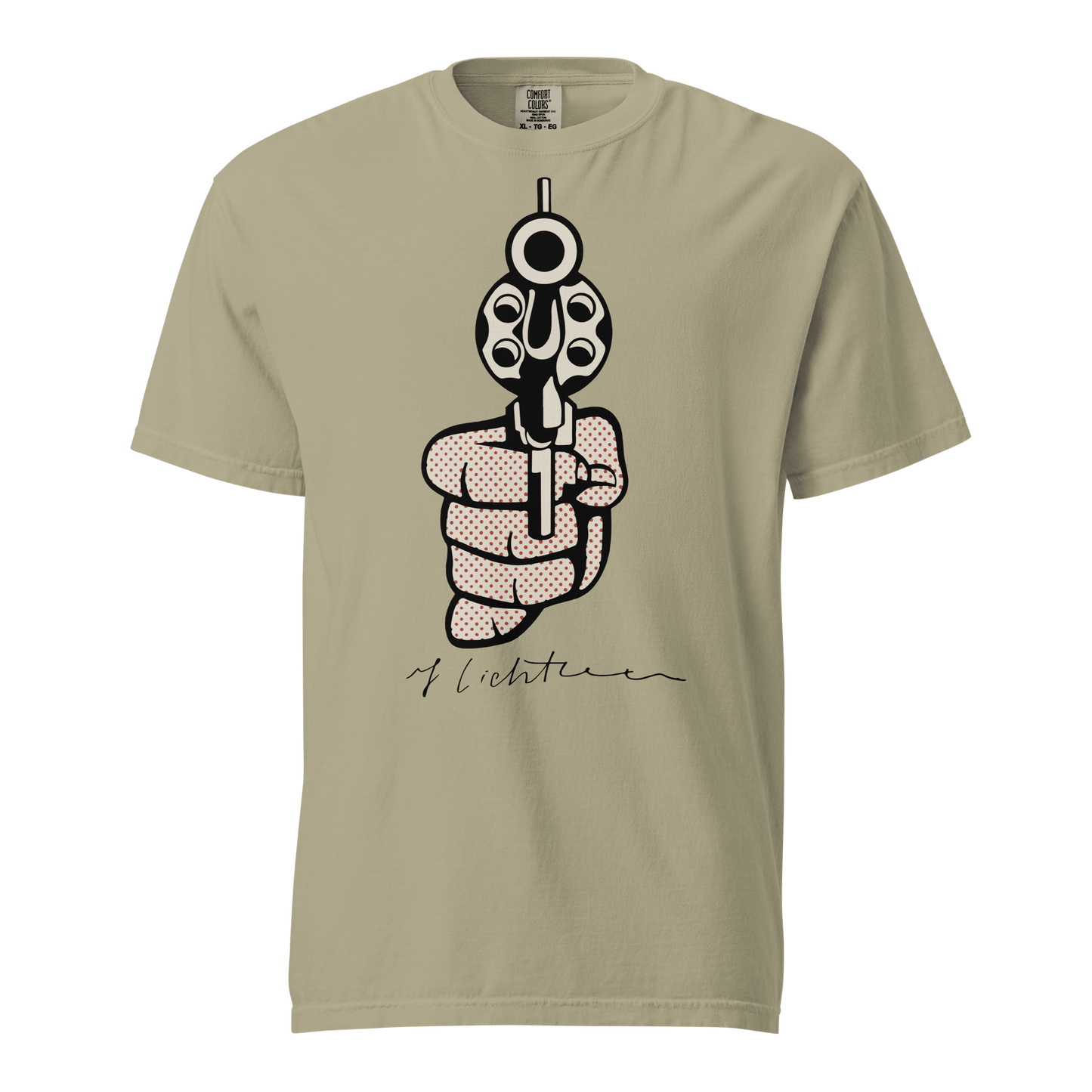 Roy Lichtenstein 'Pistol' Pop - Art Unisex T-Shirt - 12 Colors - Mooving Merch