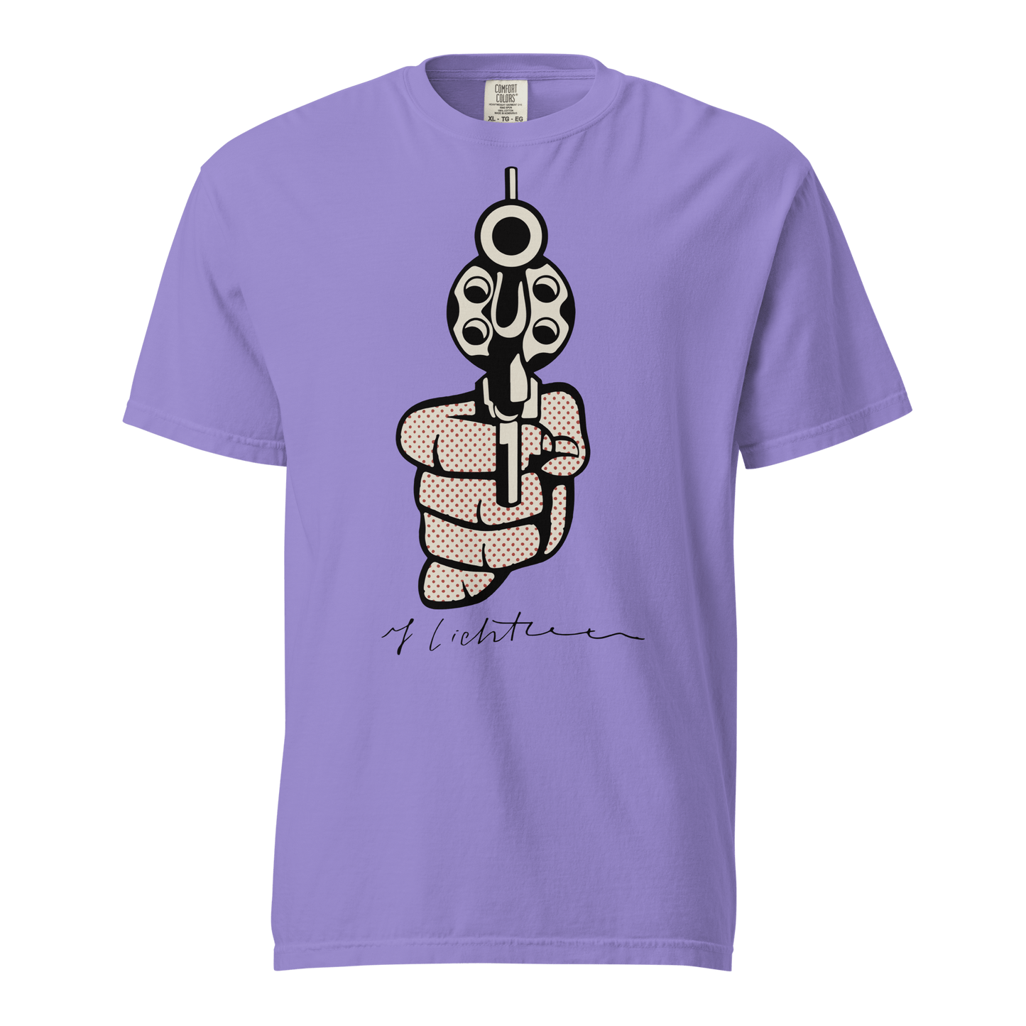 Roy Lichtenstein 'Pistol' Pop - Art Unisex T-Shirt - 12 Colors - Mooving Merch