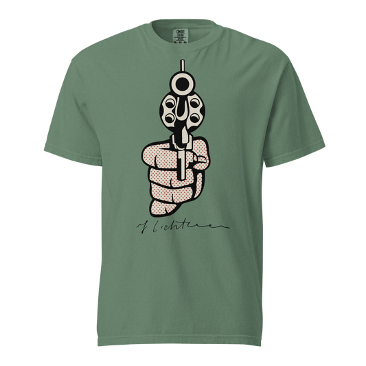 Roy Lichtenstein 'Pistol' Pop - Art Unisex T-Shirt - 12 Colors - Mooving Merch