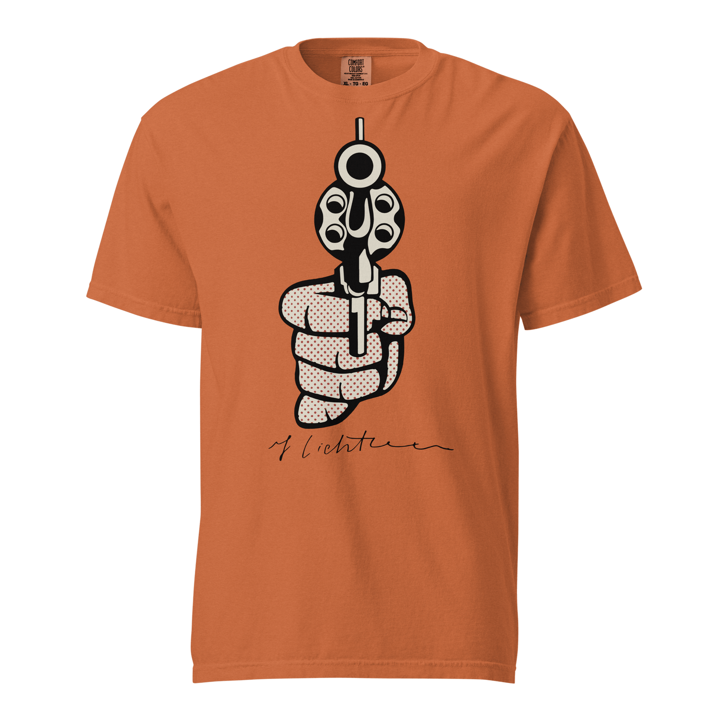 Roy Lichtenstein 'Pistol' Pop - Art Unisex T-Shirt - 12 Colors - Mooving Merch