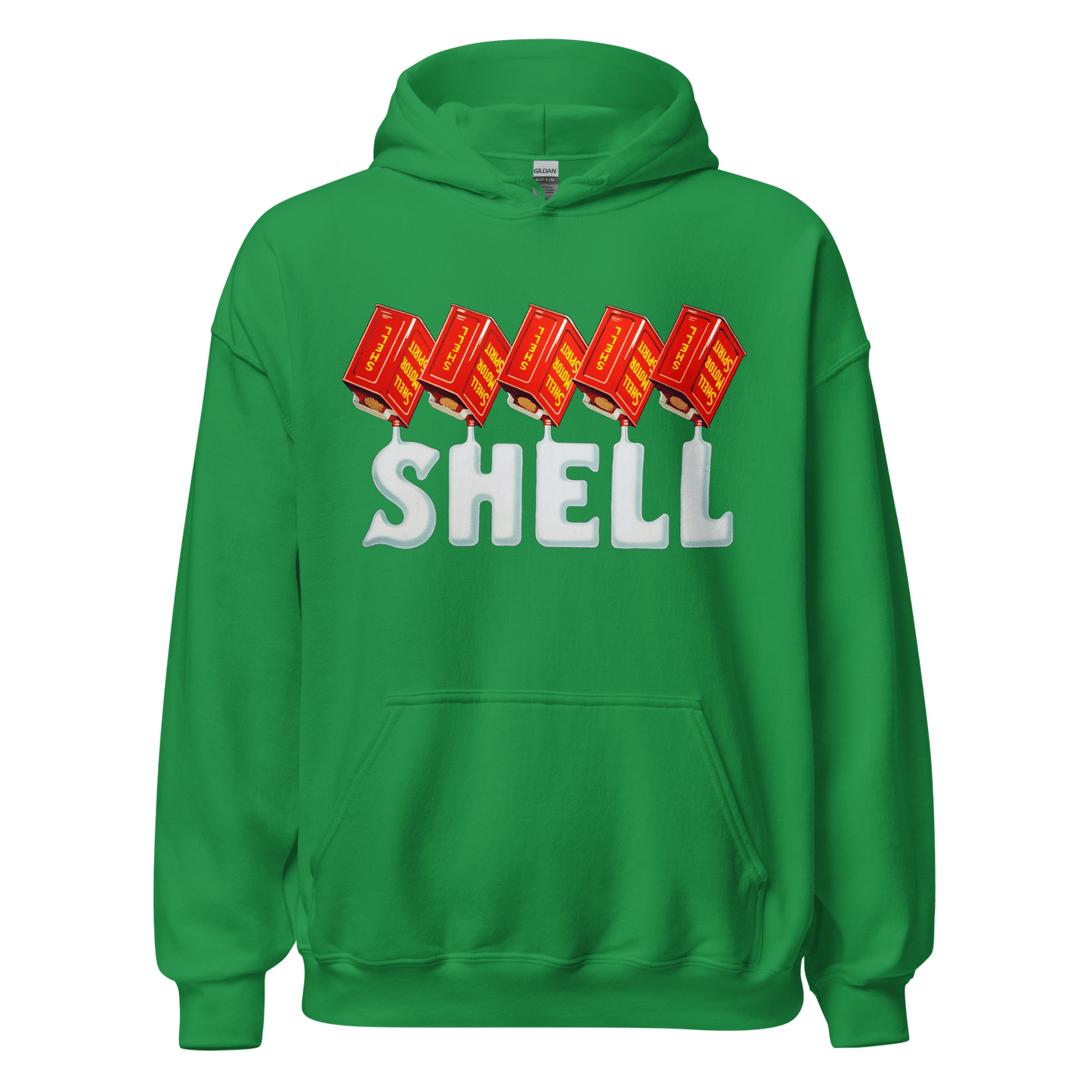 Shell Oils Retro Vintage Hoodie - 12 Colours! - Unisex S to 5XL - Mooving Merch