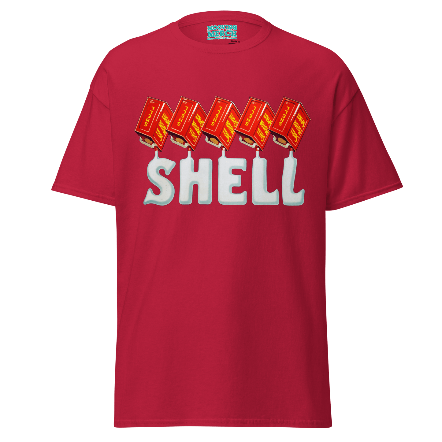 Shell Oils Retro Vintage T-Shirt - 12 Colours! - Unisex S to 5XL - Mooving Merch