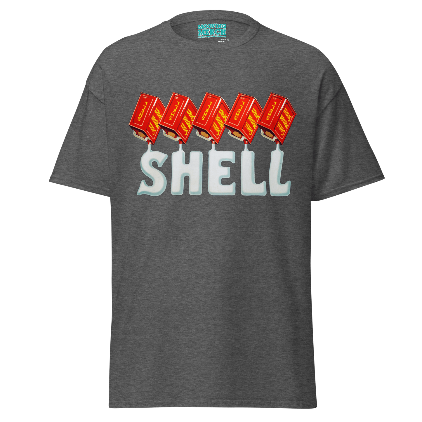 Shell Oils Retro Vintage T-Shirt - 12 Colours! - Unisex S to 5XL - Mooving Merch