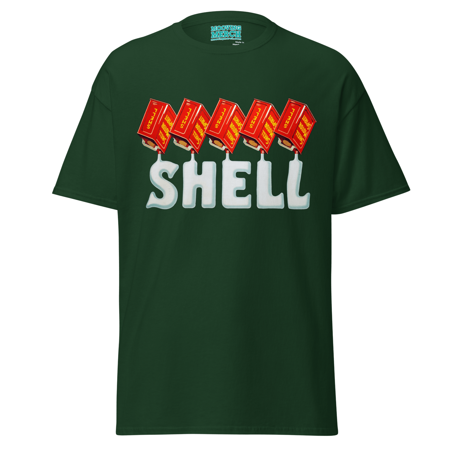 Shell Oils Retro Vintage T-Shirt - 12 Colours! - Unisex S to 5XL - Mooving Merch