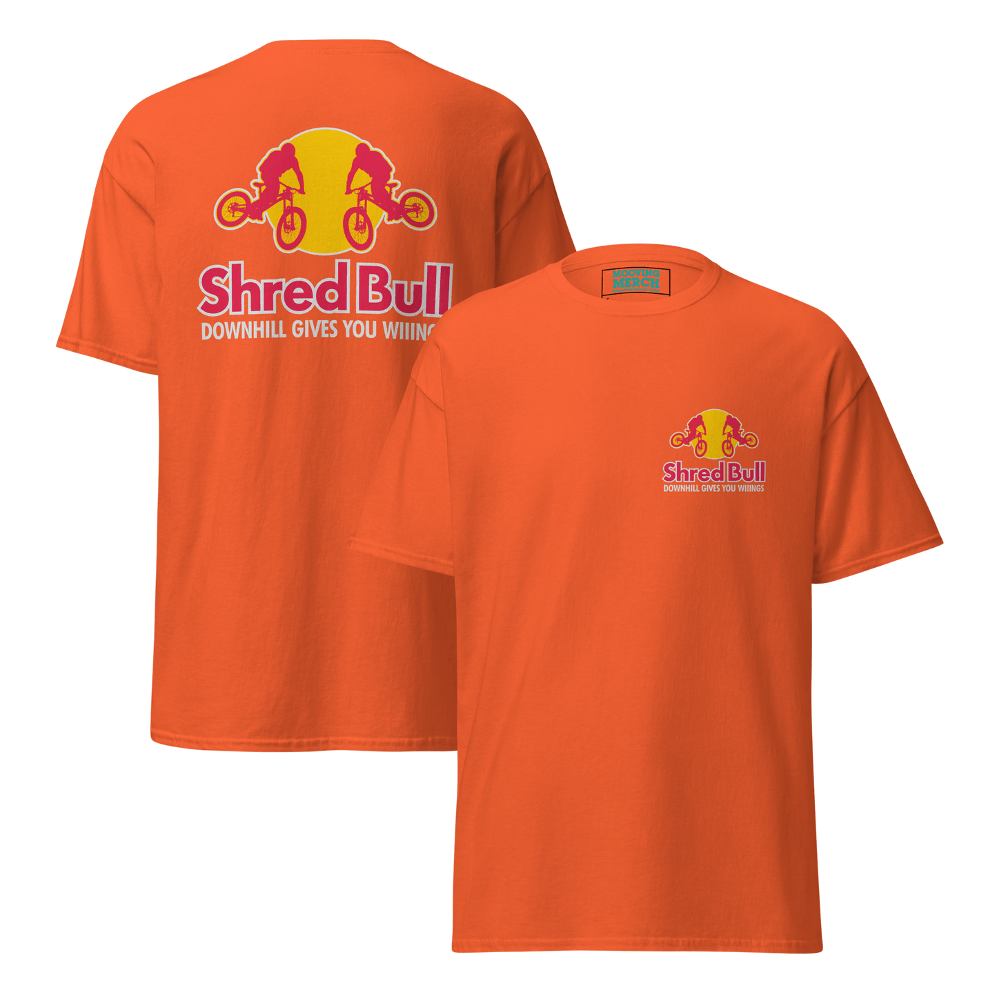 Shred Bull Parody Advertising T-Shirt - 9 Colours - S to 5XL - Mooving Merch