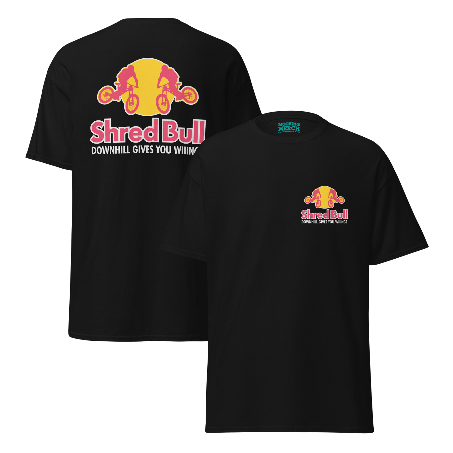 Shred Bull Parody Advertising T-Shirt - 9 Colours - S to 5XL - Mooving Merch