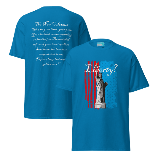 Statue of Liberty / The New Colossus T-Shirt - Unisex - Mooving Merch