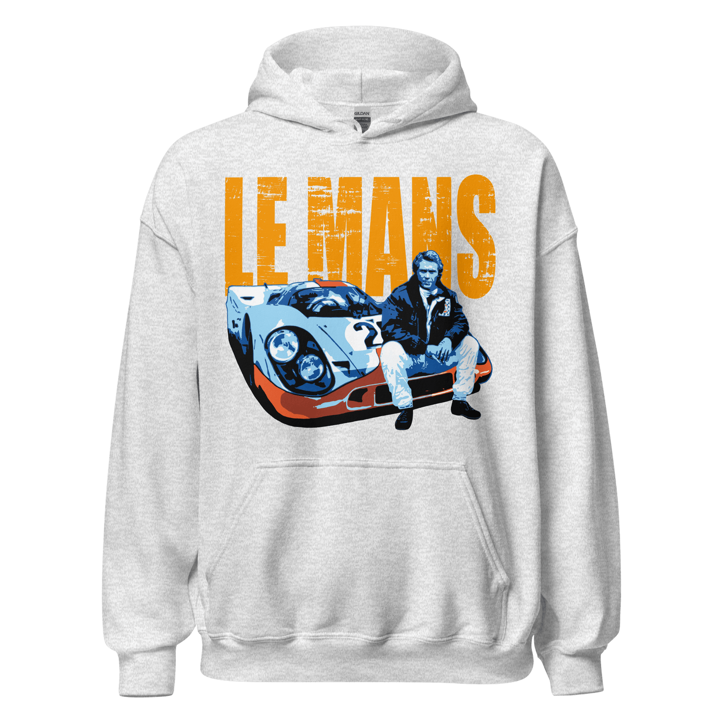 Steve McQueen Le Mans Gulf Porsche Hoodie - 8 Cols - Unisex S to 5XL - Mooving Merch