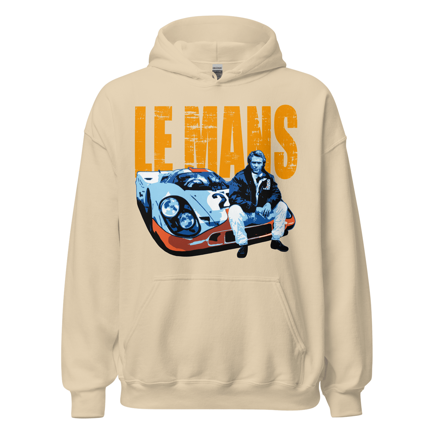 Steve McQueen Le Mans Gulf Porsche Hoodie - 8 Cols - Unisex S to 5XL - Mooving Merch