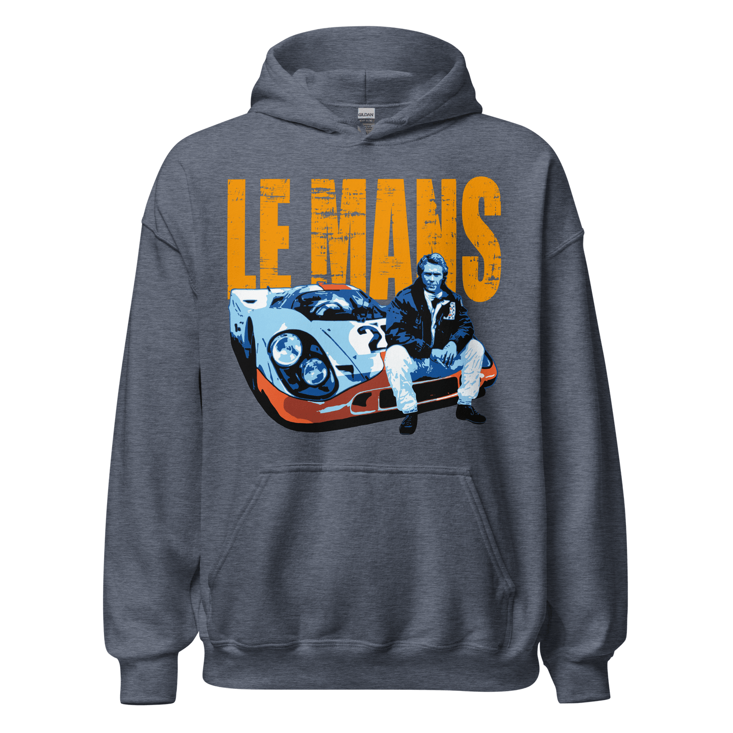 Steve McQueen Le Mans Gulf Porsche Hoodie - 8 Cols - Unisex S to 5XL - Mooving Merch