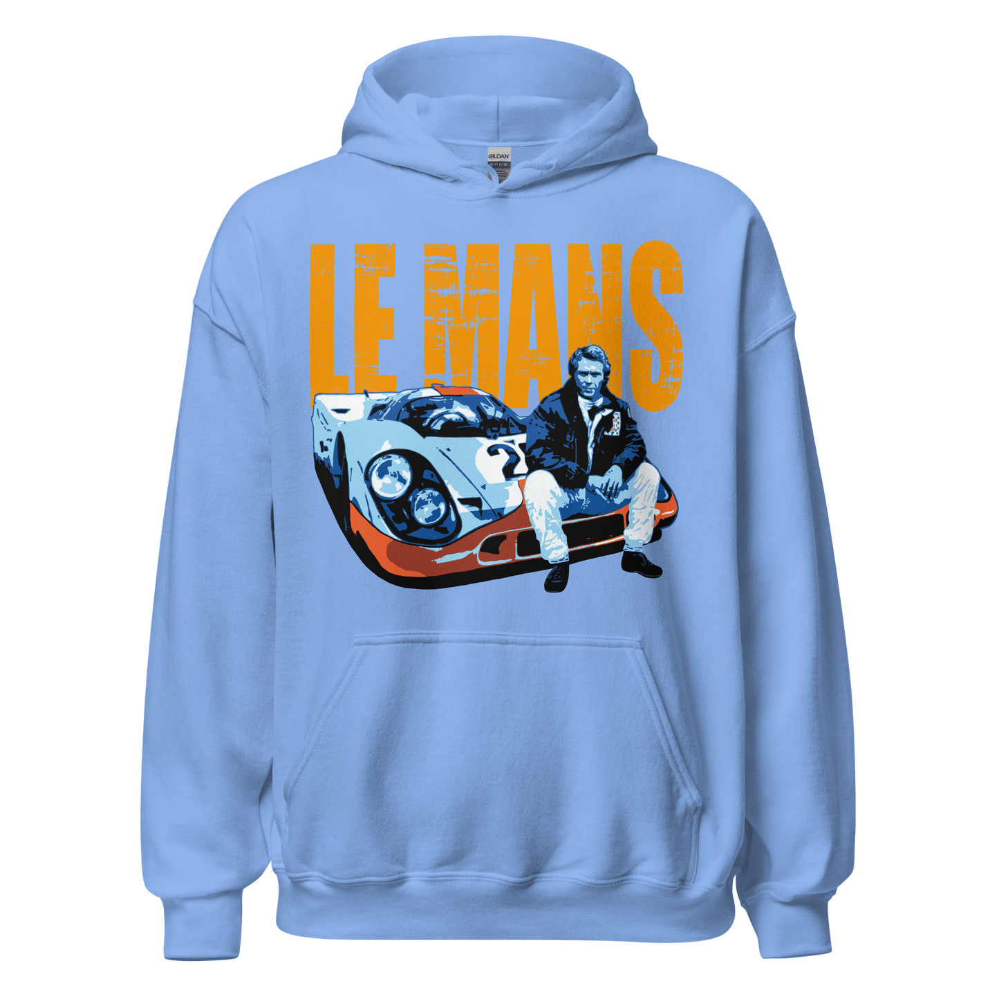 Steve McQueen Le Mans Gulf Porsche Hoodie - 8 Cols - Unisex S to 5XL - Mooving Merch