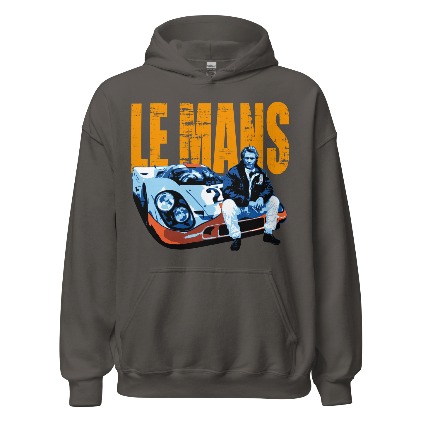 Steve McQueen Le Mans Gulf Porsche Hoodie - 8 Cols - Unisex S to 5XL - Mooving Merch
