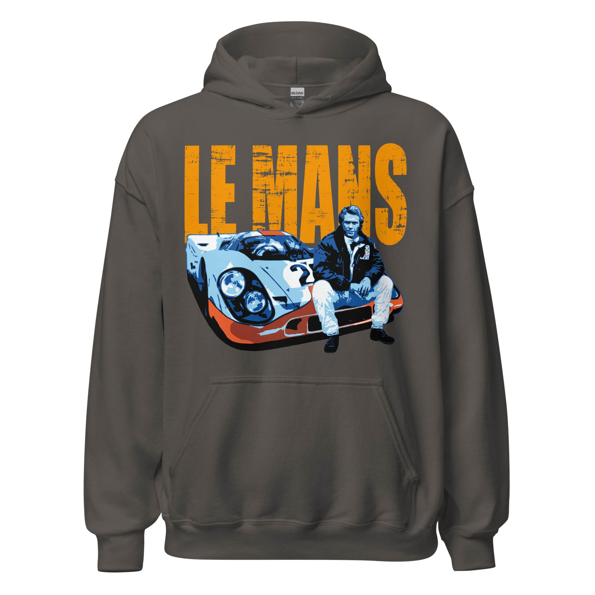 Steve McQueen Le Mans Gulf Porsche Hoodie - 8 Cols - Unisex S to 5XL - Mooving Merch