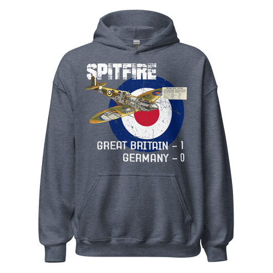 Supermarine Spitfire Diagram Hoodie - 10 Colours! - S to 5XL - Mooving Merch