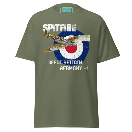 Supermarine Spitfire Diagram T-Shirt - 9 Colours - S to 5XL - Mooving Merch