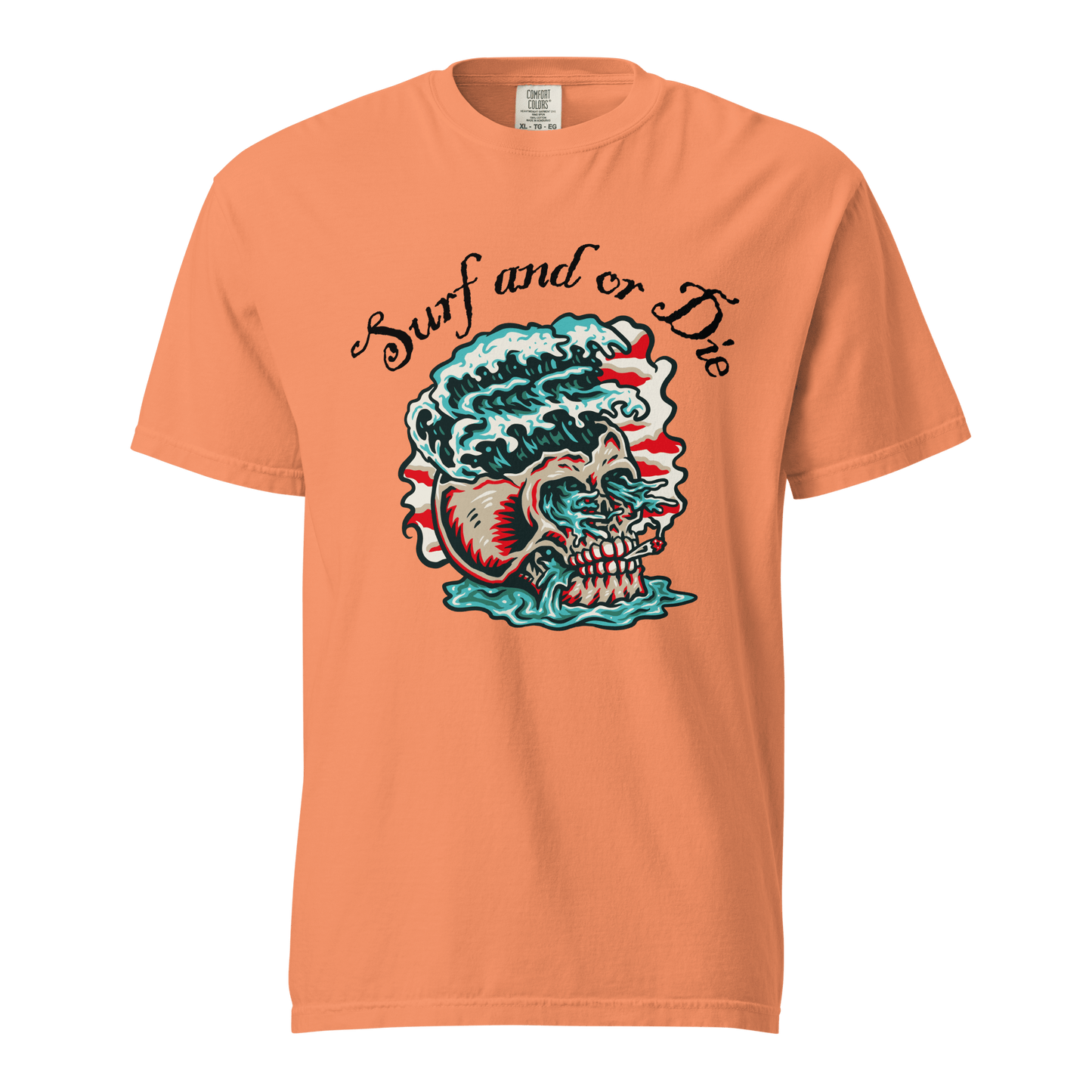 'Surf and or Die' Slogan Surf / Surfing T-Shirt - Unisex - 12 Colors - Mooving Merch