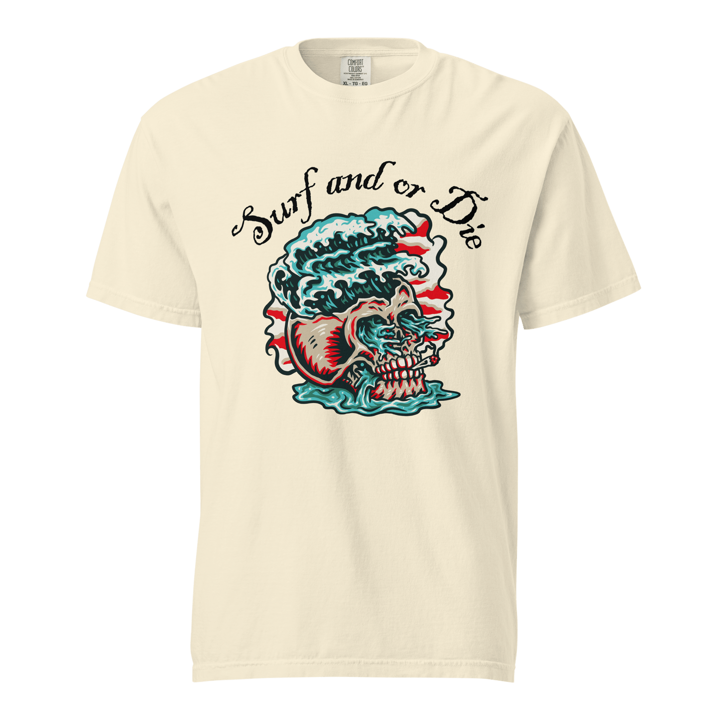 'Surf and or Die' Slogan Surf / Surfing T-Shirt - Unisex - 12 Colors - Mooving Merch
