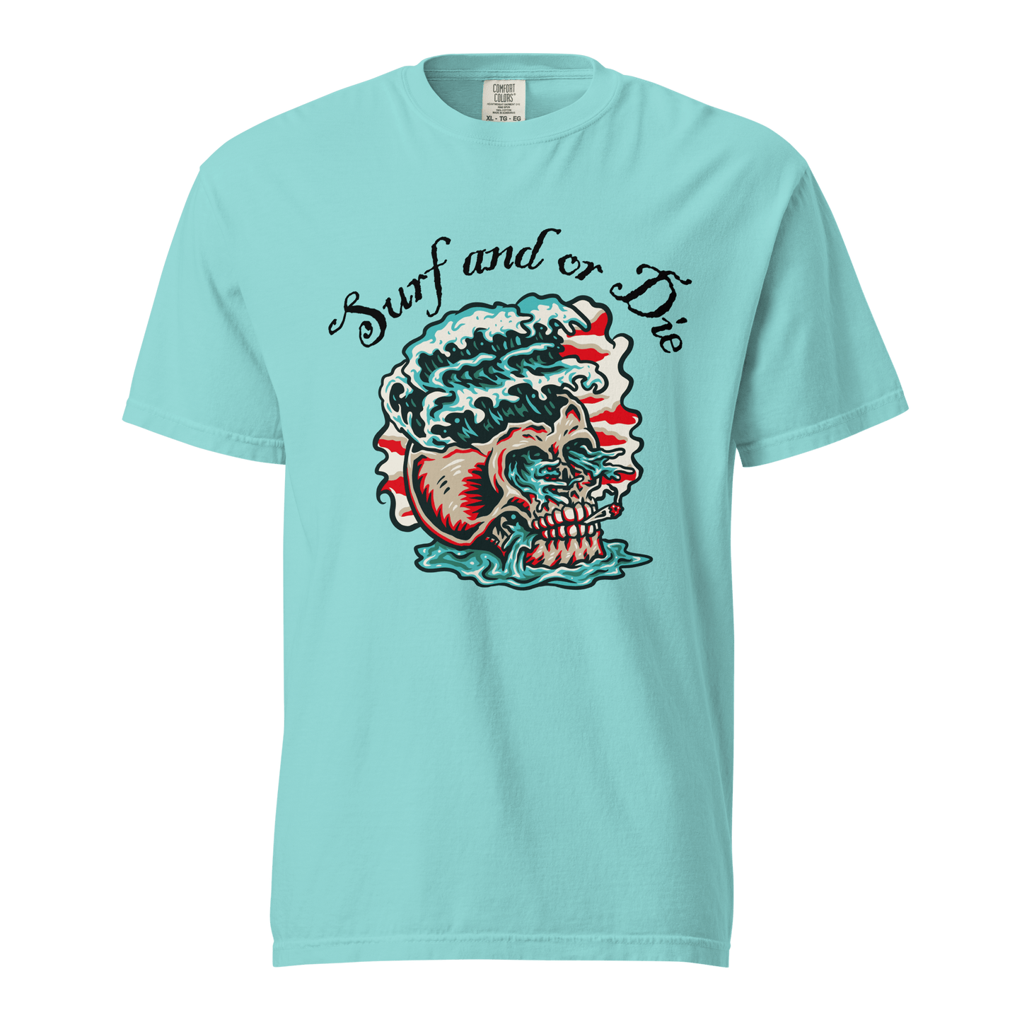 'Surf and or Die' Slogan Surf / Surfing T-Shirt - Unisex - 12 Colors - Mooving Merch