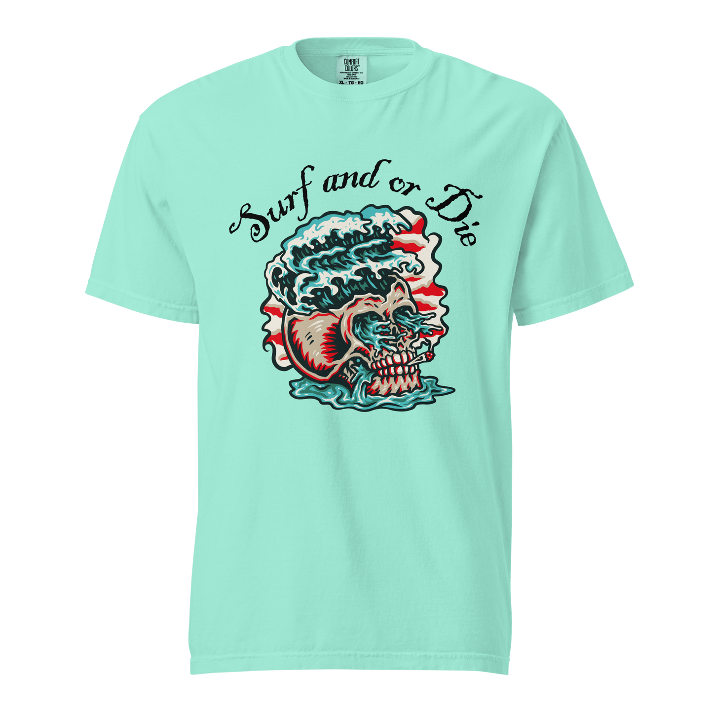 'Surf and or Die' Slogan Surf / Surfing T-Shirt - Unisex - 12 Colors - Mooving Merch