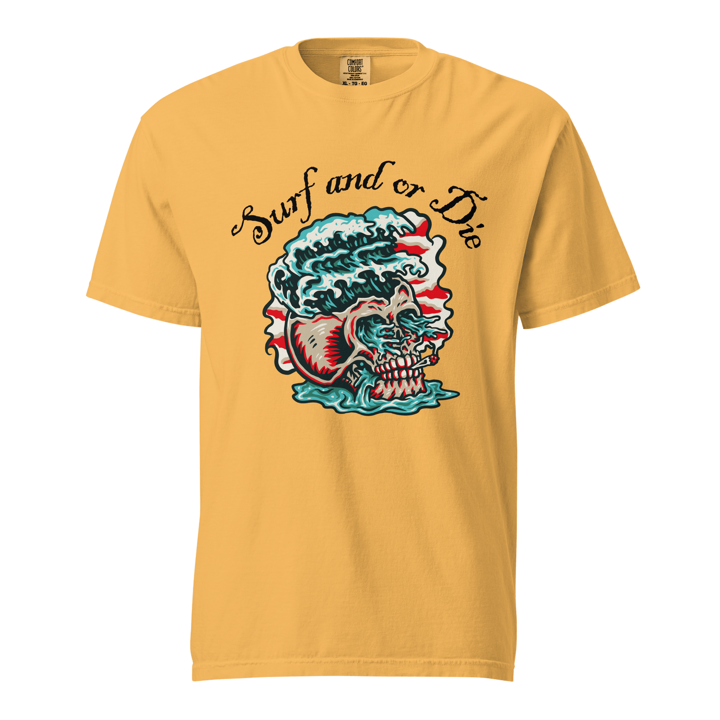 'Surf and or Die' Slogan Surf / Surfing T-Shirt - Unisex - 12 Colors - Mooving Merch
