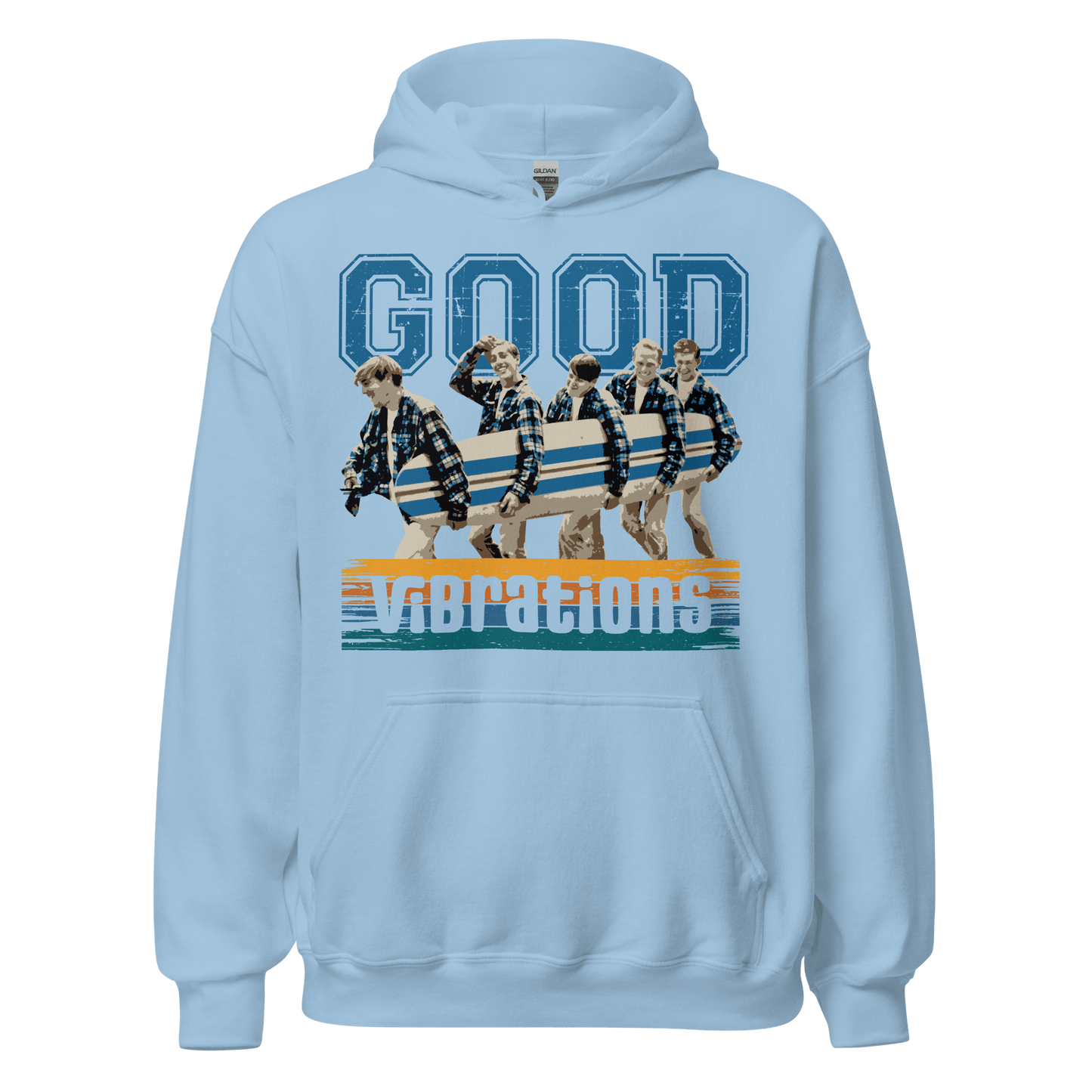 The Beach Boys Good Vibrations Hoodie - 5 Colors - S to 5XL - Mooving Merch