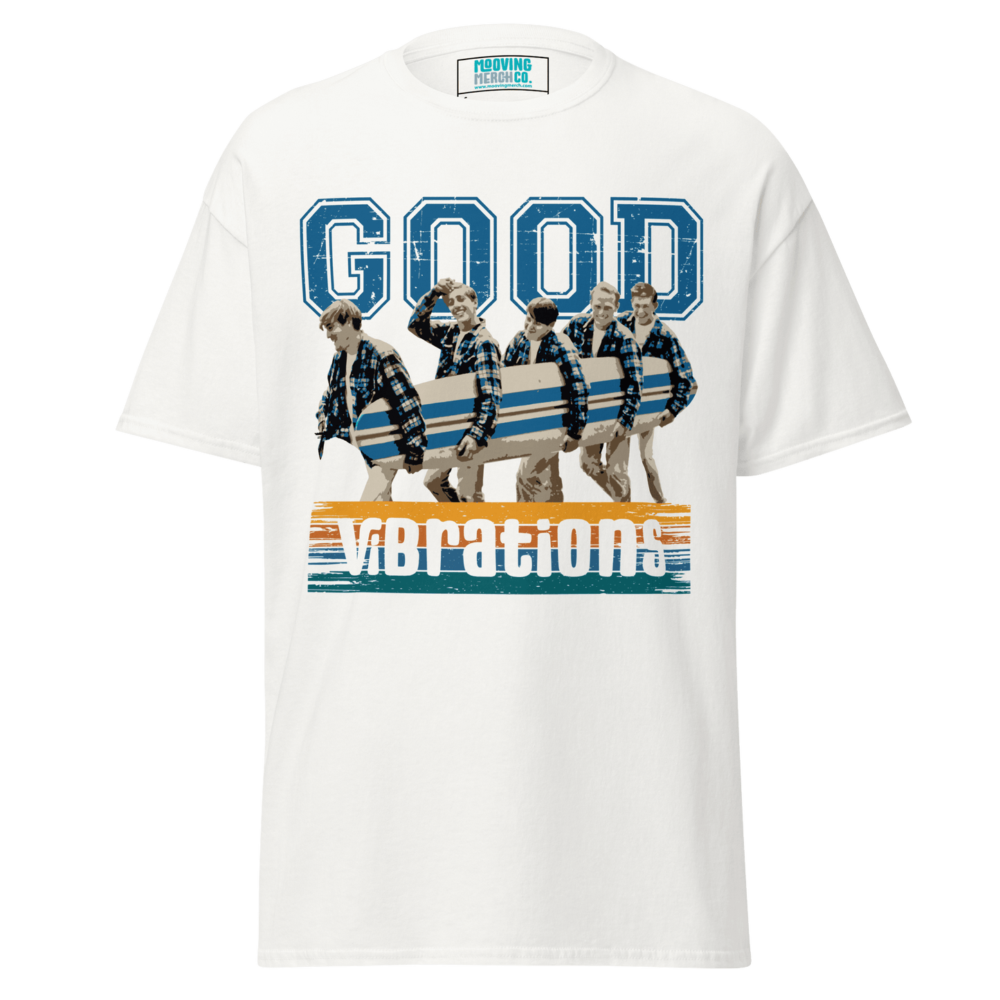 The Beach Boys Good Vibrations T-Shirt - 10 Colors - S to 5XL - Mooving Merch