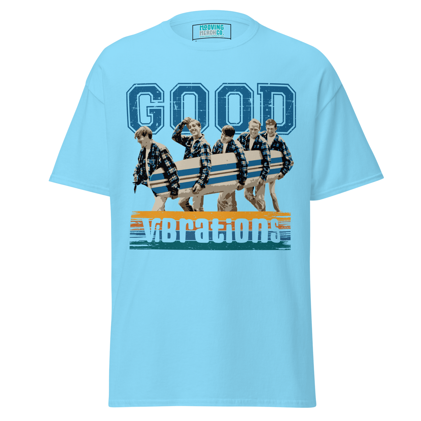The Beach Boys Good Vibrations T-Shirt - 10 Colors - S to 5XL - Mooving Merch