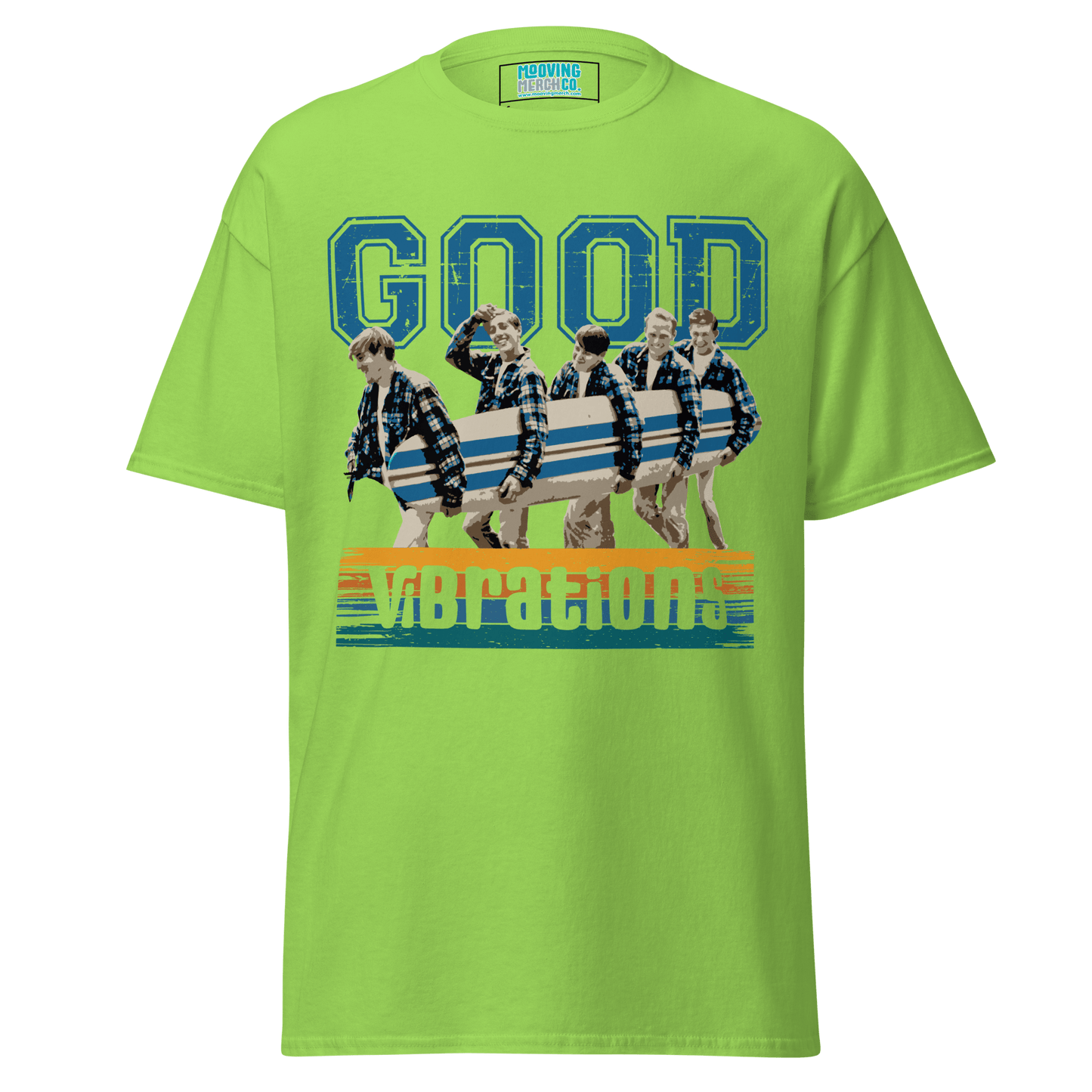 The Beach Boys Good Vibrations T-Shirt - 10 Colors - S to 5XL - Mooving Merch