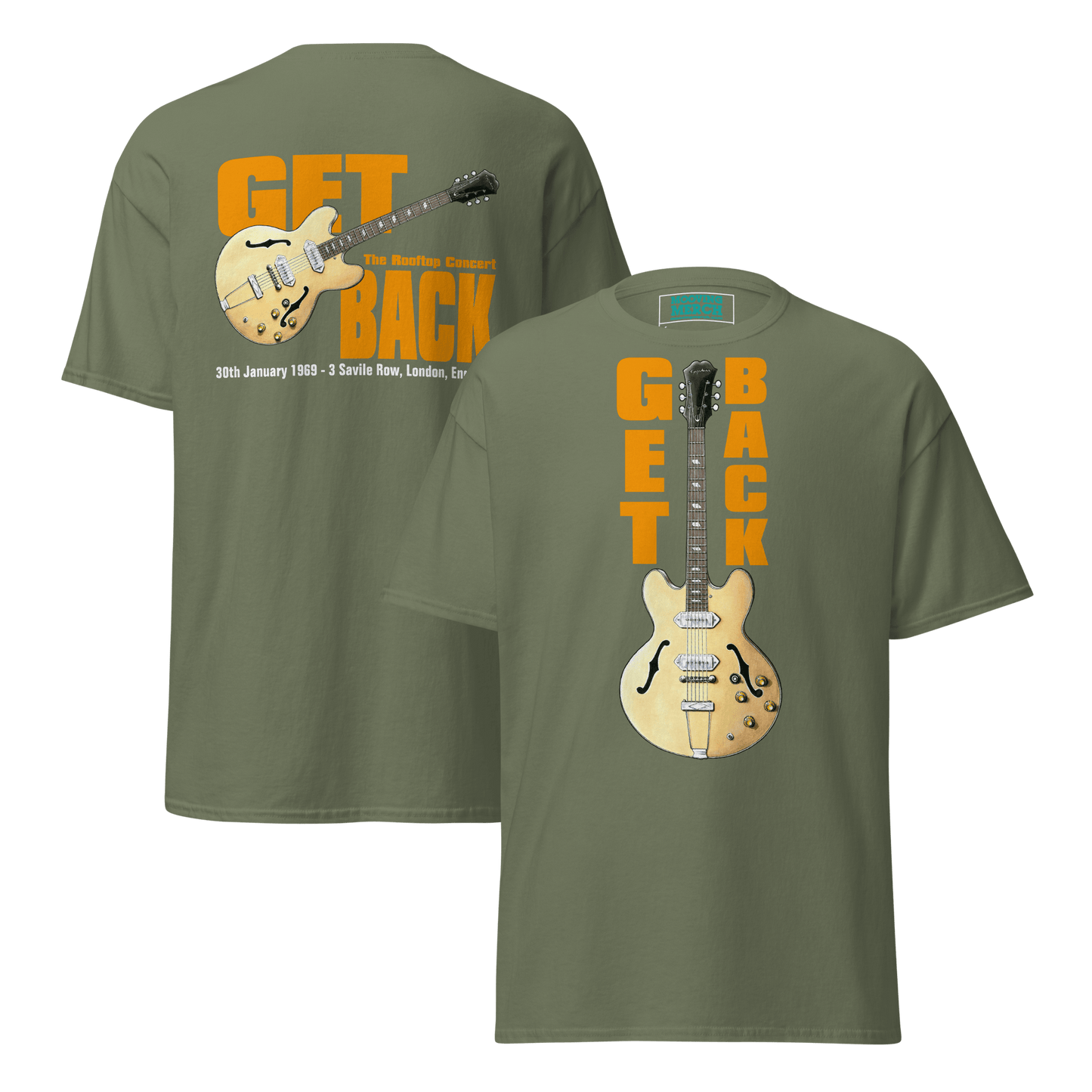 The Beatles Get Back Concert T-Shirt - 9 Colours - S to 5XL - Mooving Merch