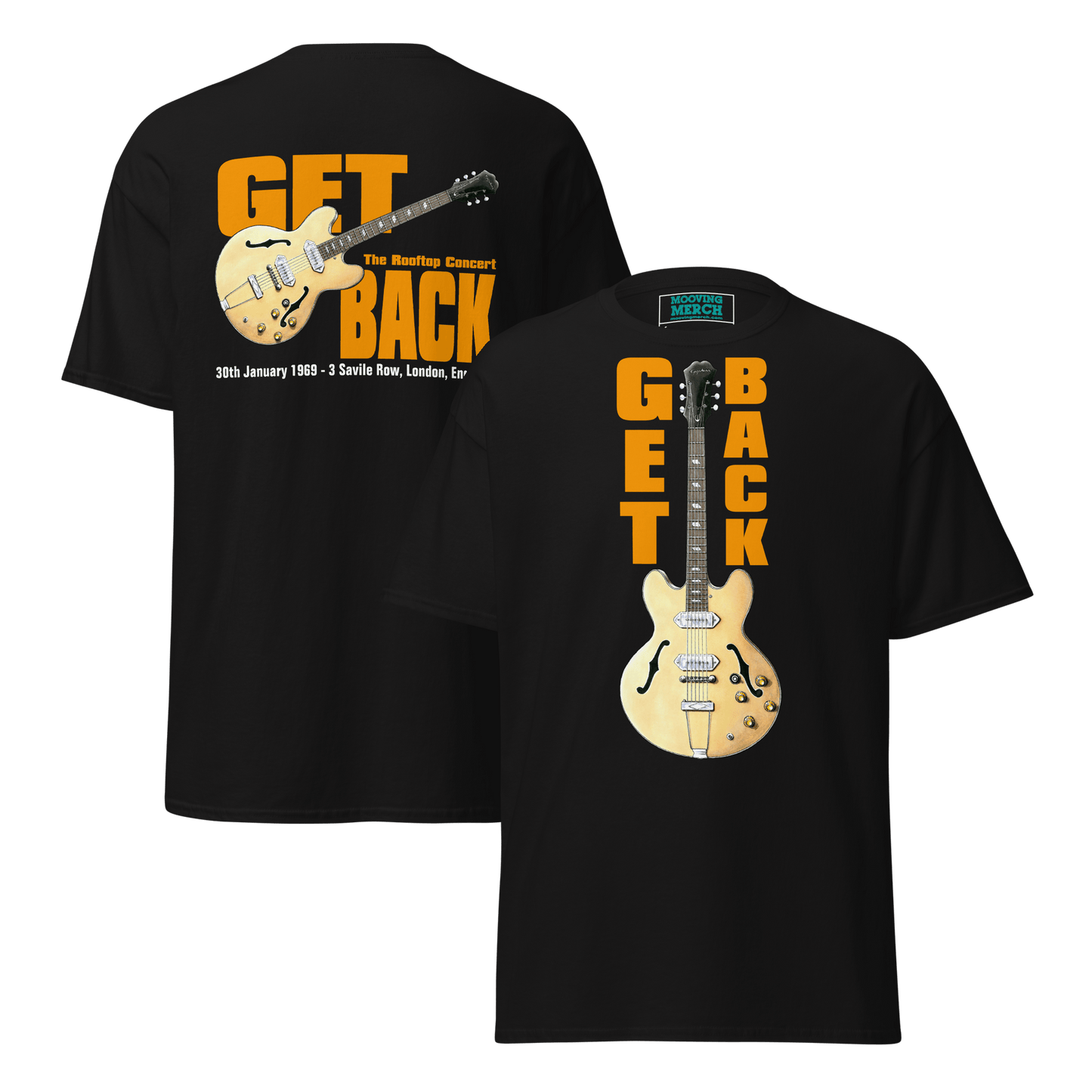 The Beatles Get Back Concert T-Shirt - 9 Colours - S to 5XL - Mooving Merch