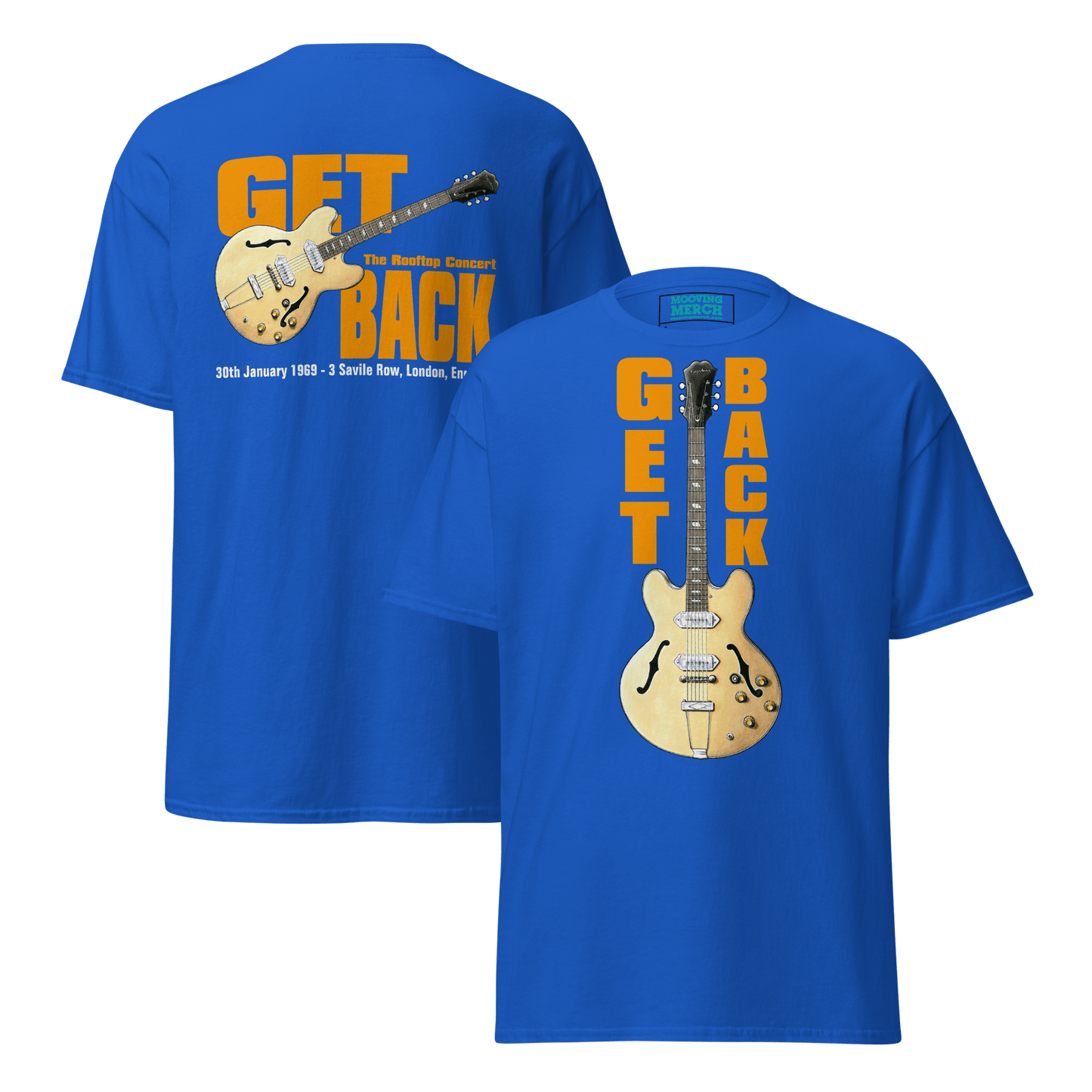 The Beatles Get Back Concert T-Shirt - 9 Colours - S to 5XL - Mooving Merch