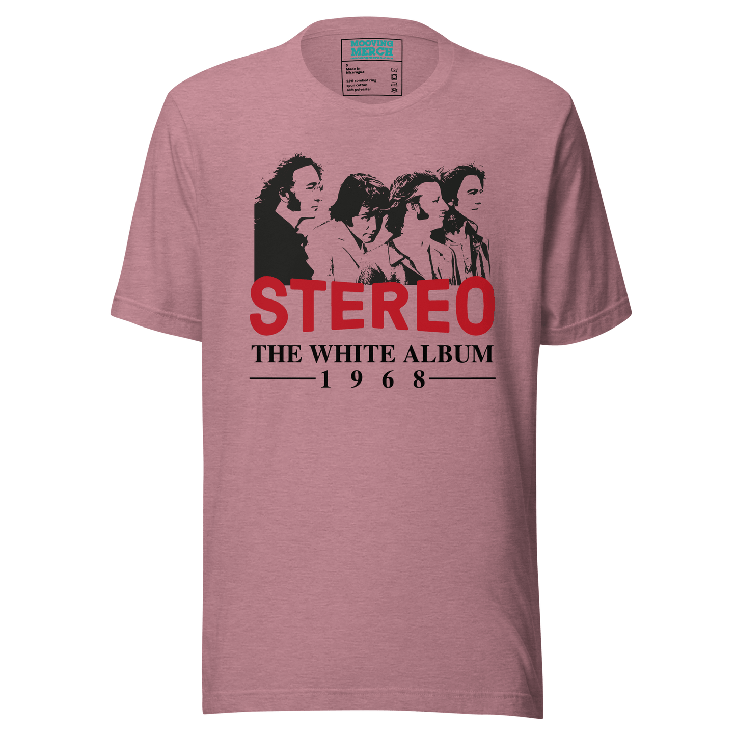 The Beatles White Album Art T-Shirt - 9 Colours - S to 4XL - Mooving Merch