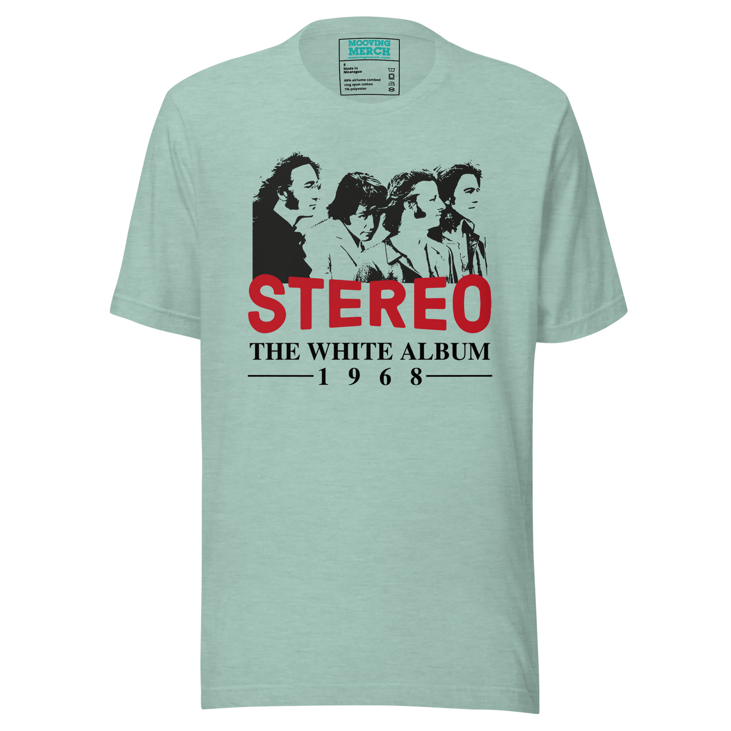 The Beatles White Album Art T-Shirt - 9 Colours - S to 4XL - Mooving Merch