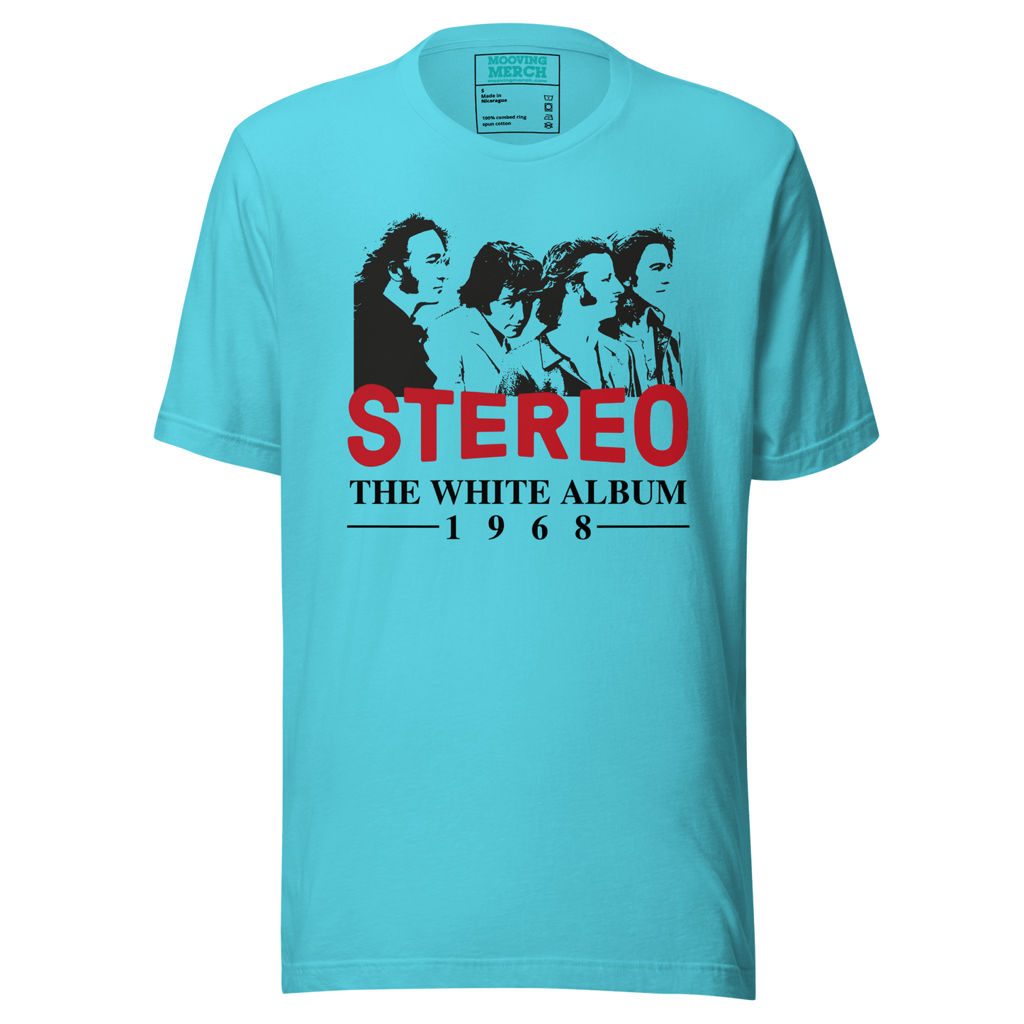 The Beatles White Album Art T-Shirt - 9 Colours - S to 4XL - Mooving Merch