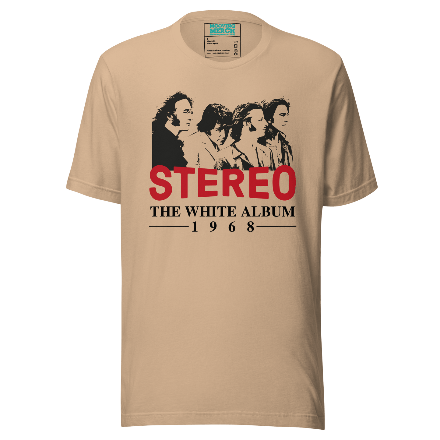 The Beatles White Album Art T-Shirt - 9 Colours - S to 4XL - Mooving Merch
