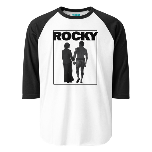 Camisa raglán de manga 3/4 de la película Rocky - 6 colores - Tallas XS a 2XL